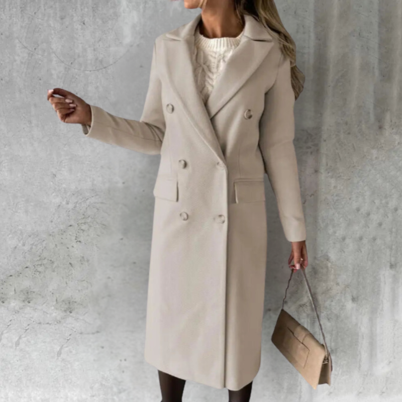 Elegant Wool Trench Coat