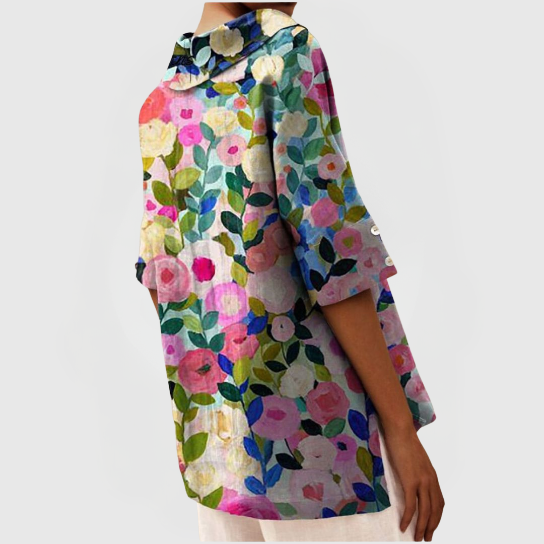 Louise - Soft Floral Blouse