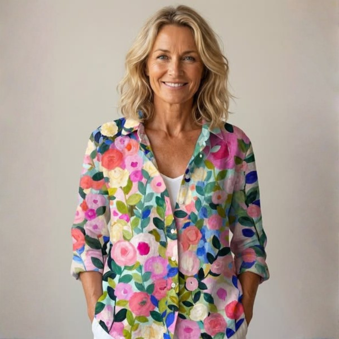 Louise - Soft Floral Blouse