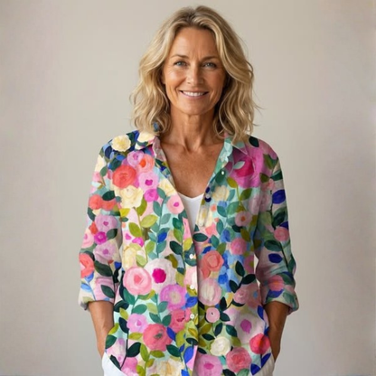 Louise - Soft Floral Blouse