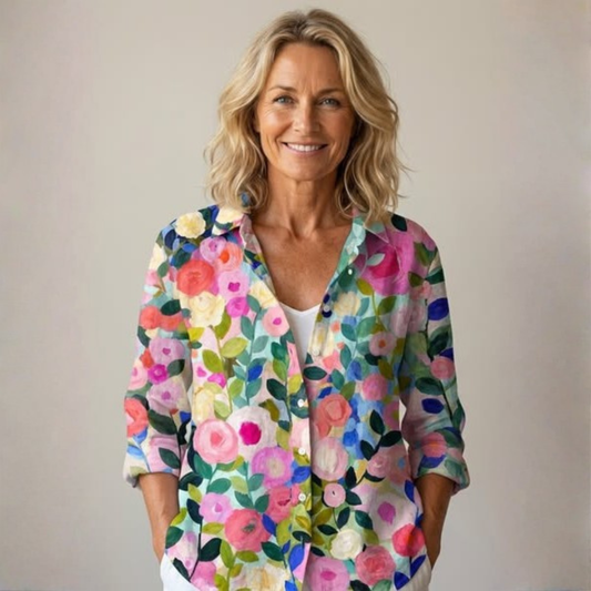 Louise - Soft Floral Blouse
