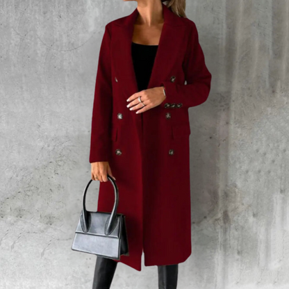 Elegant Wool Trench Coat