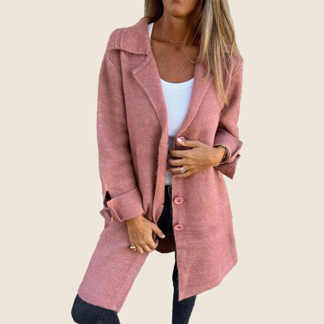 Evie – Soft Buttoned Cardigan