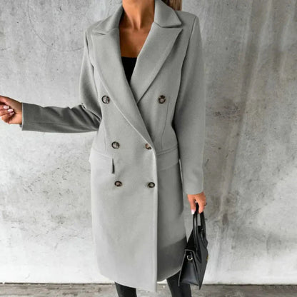 Elegant Wool Trench Coat