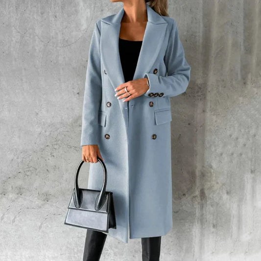 Elegant Wool Trench Coat