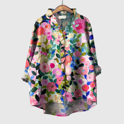 Louise - Soft Floral Blouse